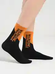 Черный носки хлопковые