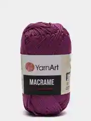 Пурпурный пряжа YarnArt Macrame, шнур полиэфирный для вязания и макраме, полиэстер, 90 г, 130 м, 2мм