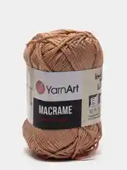 Бежевый пряжа YarnArt Macrame, шнур полиэфирный для вязания и макраме, полиэстер, 90 г, 130 м, 2мм