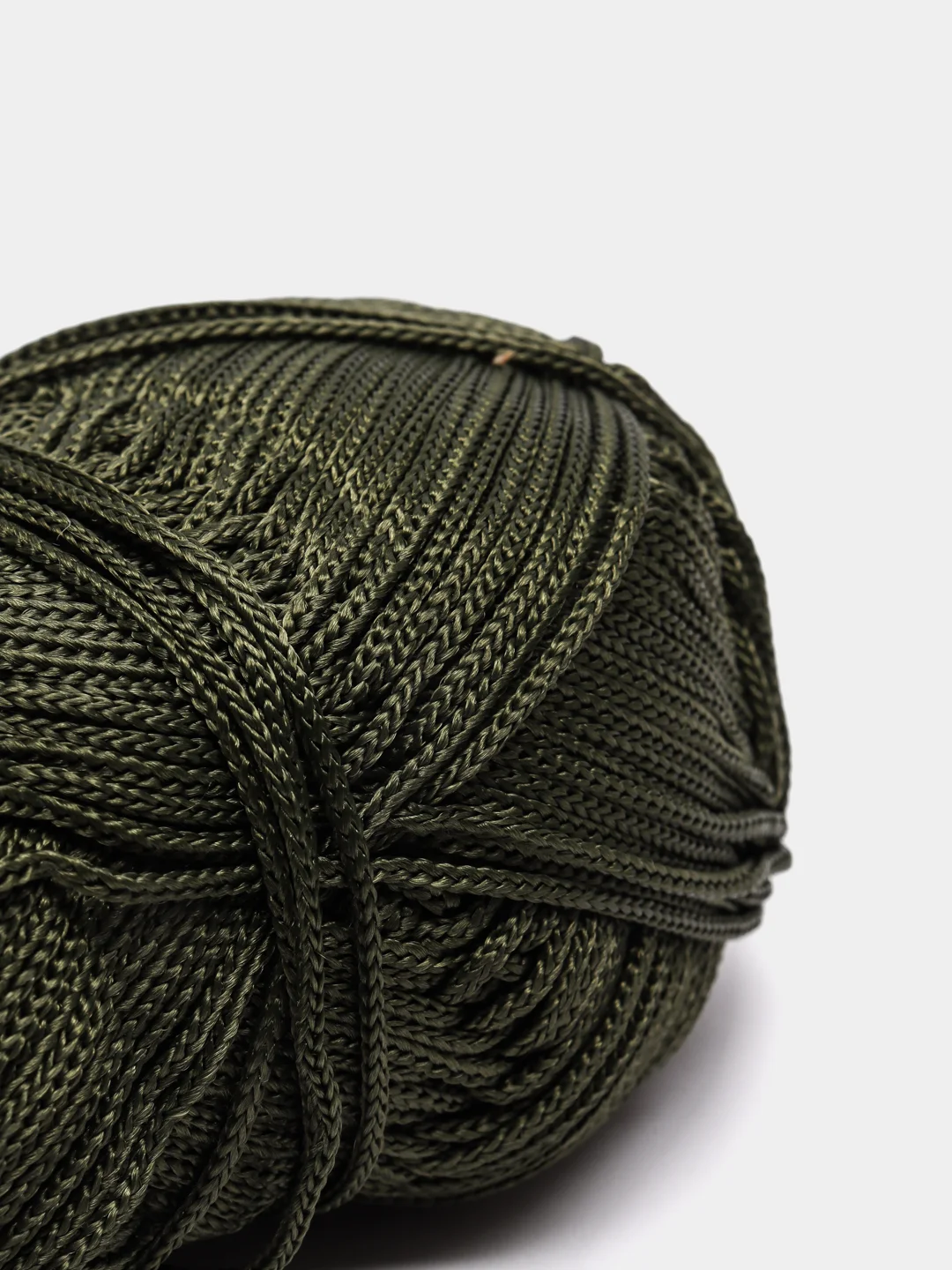 Хаки пряжа YarnArt Macrame, шнур полиэфирный для вязания и макраме, полиэстер, 90 г, 130 м, 2мм