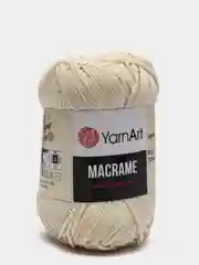 Прозрачный пряжа YarnArt Macrame, шнур полиэфирный для вязания и макраме, полиэстер, 90 г, 130 м, 2мм