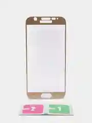 Золотой защитное стекло Samsung S8  / S9 клей по краям