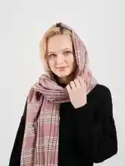 Красный палантин