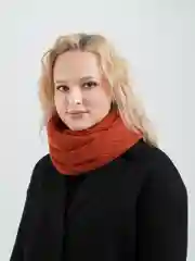 Медный капор женский "Алексия", вязаный шарф, платок, шапка