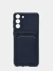 Темно-синий чехол c карманом для карт для Xiaomi Redmi Note 9S, Note 9, Samsung A51, A12, S21, S21+