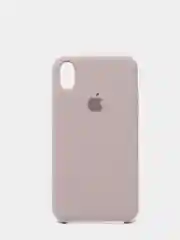 Бежевый чехол Apple iPhone XR силиконовый, Silicone Case