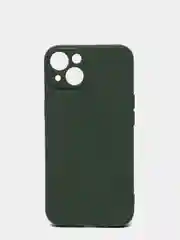 Тёмно-зелёный чехол на айфон (iPhone) 13 / 13 Pro / 13 Pro Max силиконовый про макс