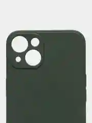 Тёмно-зелёный чехол на айфон (iPhone) 13 / 13 Pro / 13 Pro Max силиконовый про макс