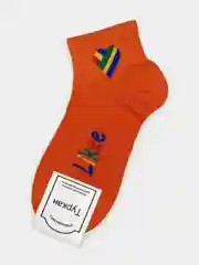 Короткие цветные носки с принтом Like унисекс, хлопок