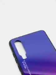Темно-синий градиентный чехол из закалённого стекла для Honor Huawei 8A,8X,9X,10I,10LITE,P20,P30,8S,Y5