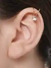 Карамельный серьга кафф