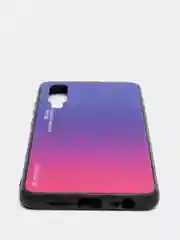 Темно-синий градиентный чехол из закалённого стекла для Honor Huawei 8A,8X,9X,10I,10LITE,P20,P30,8S,Y5