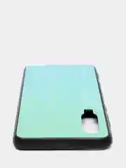Бирюзовый градиентный чехол из закалённого стекла для Honor Huawei 8A,8X,9X,10I,10LITE,P20,P30,8S,Y5