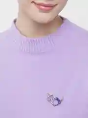 Голубой брошь на одежду "Fashion Jewerly" / значек на одежду