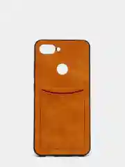 Коричневый чехол Xiaomi из эко кожи на модели Mi 8 Mi 8 Lite Mi 10 Mi 10 Lite Mi 6X Mi A2