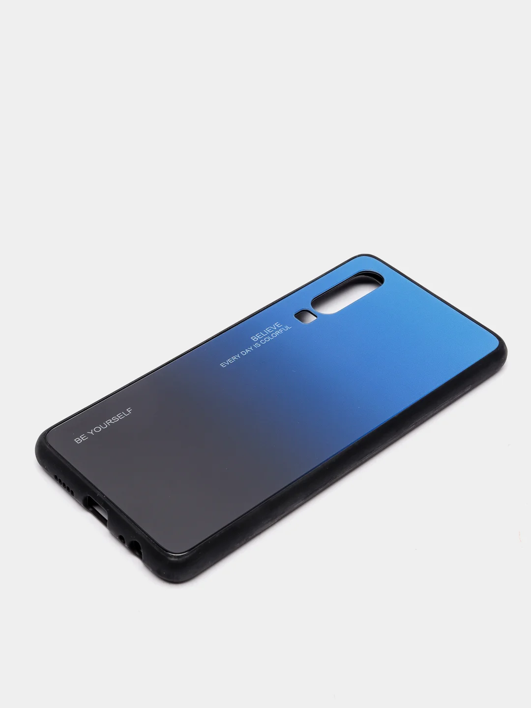 Синий градиентный чехол из закалённого стекла для Honor Huawei 8A,8X,9X,10I,10LITE,P20,P30,8S,Y5