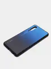 Синий градиентный чехол из закалённого стекла для Honor Huawei 8A,8X,9X,10I,10LITE,P20,P30,8S,Y5