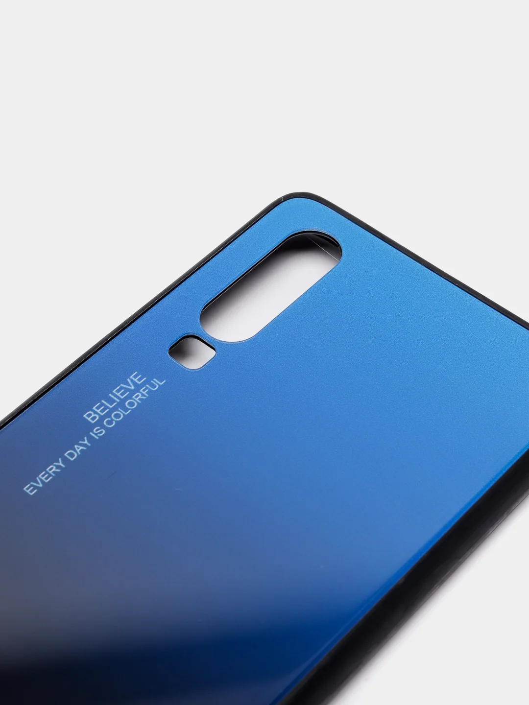 Синий градиентный чехол из закалённого стекла для Honor Huawei 8A,8X,9X,10I,10LITE,P20,P30,8S,Y5