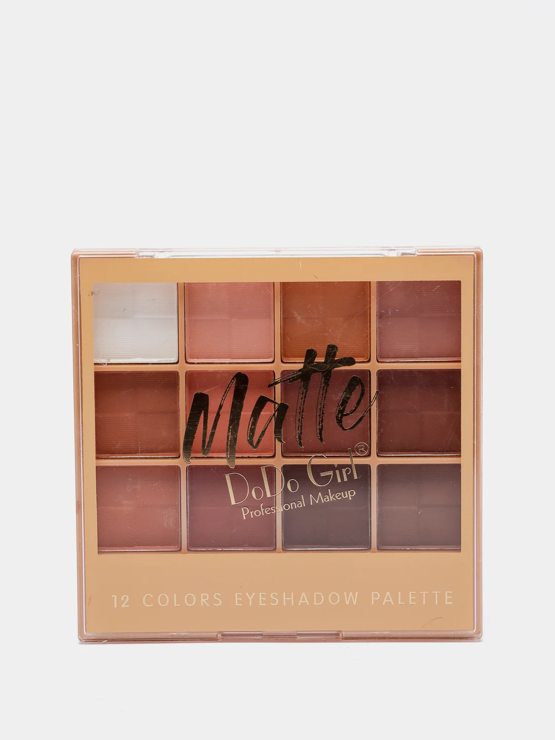 Палетка матовых теней для век DoDo Girl Matte , 12 цветов