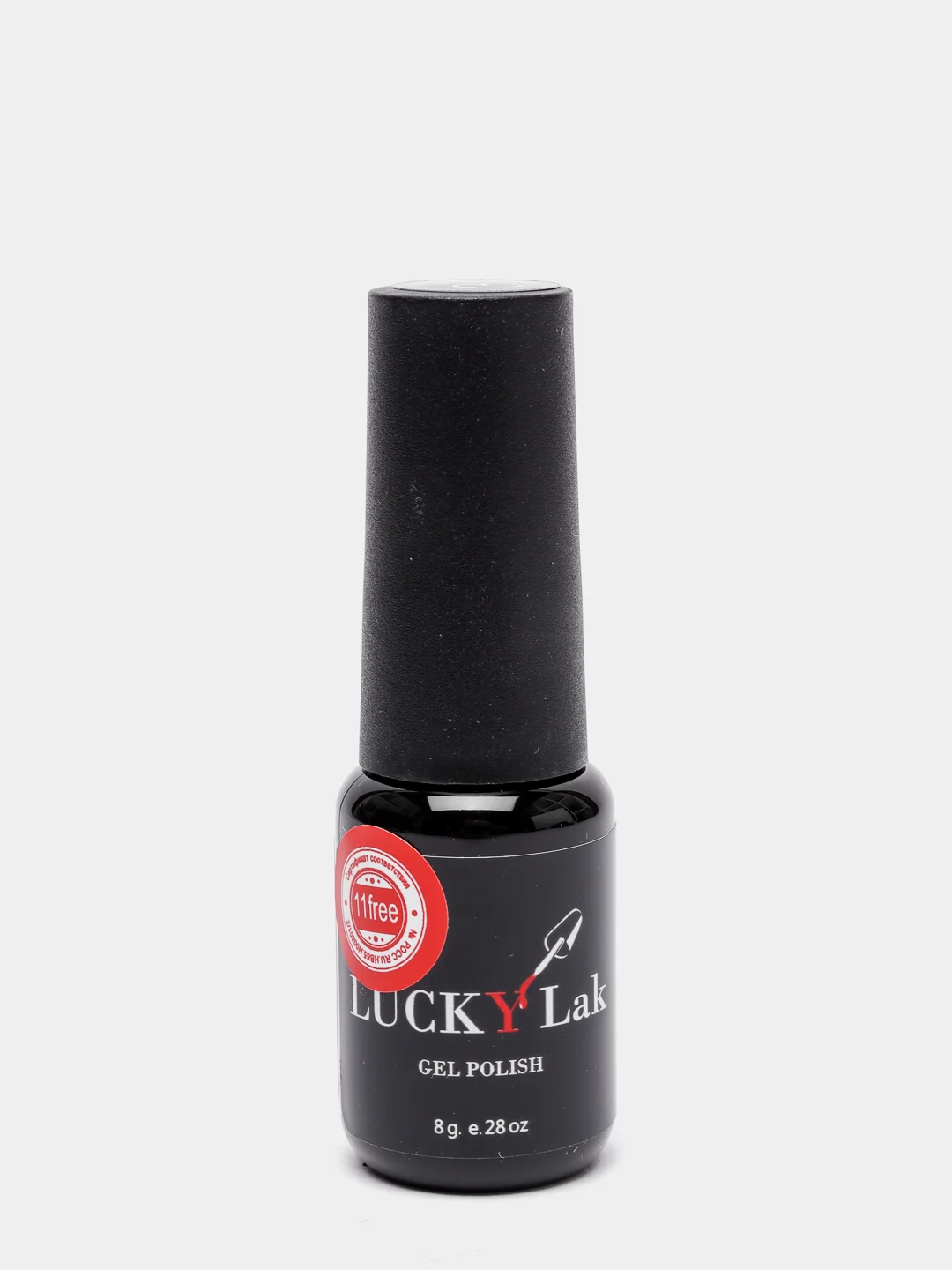 Гель лак для ногтей LuckyLak classic №032, 8 g красно оранжевый лак для маникюра и педикюра