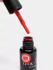 Гель лак для ногтей LuckyLak classic №032, 8 g красно оранжевый лак для маникюра и педикюра
