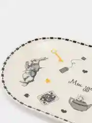 Блюдо овальное "Безумное чаепитие", 33 х 15 см