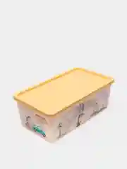 Кремовый вместительная коробка "Giraffix" с крышкой