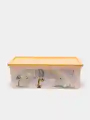 Кремовый вместительная коробка "Giraffix" с крышкой