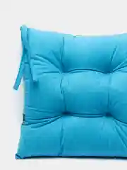 Голубой подушка на стул Матех Velours, 42 х 41 см