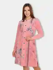 Халат домашний, женский "Малахит", велюр