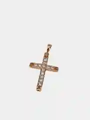Золотой подвеска-кулон Крест с цирконами Xuping Jewelry