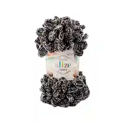 Бежевый пряжа Alize puffy петельки большие, 100% микрополиэстр, 100 гр 9,5 м