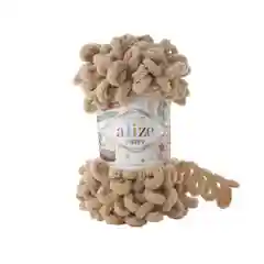 Коричневый пряжа Alize puffy петельки большие, 100% микрополиэстр, 100 гр 9,5 м