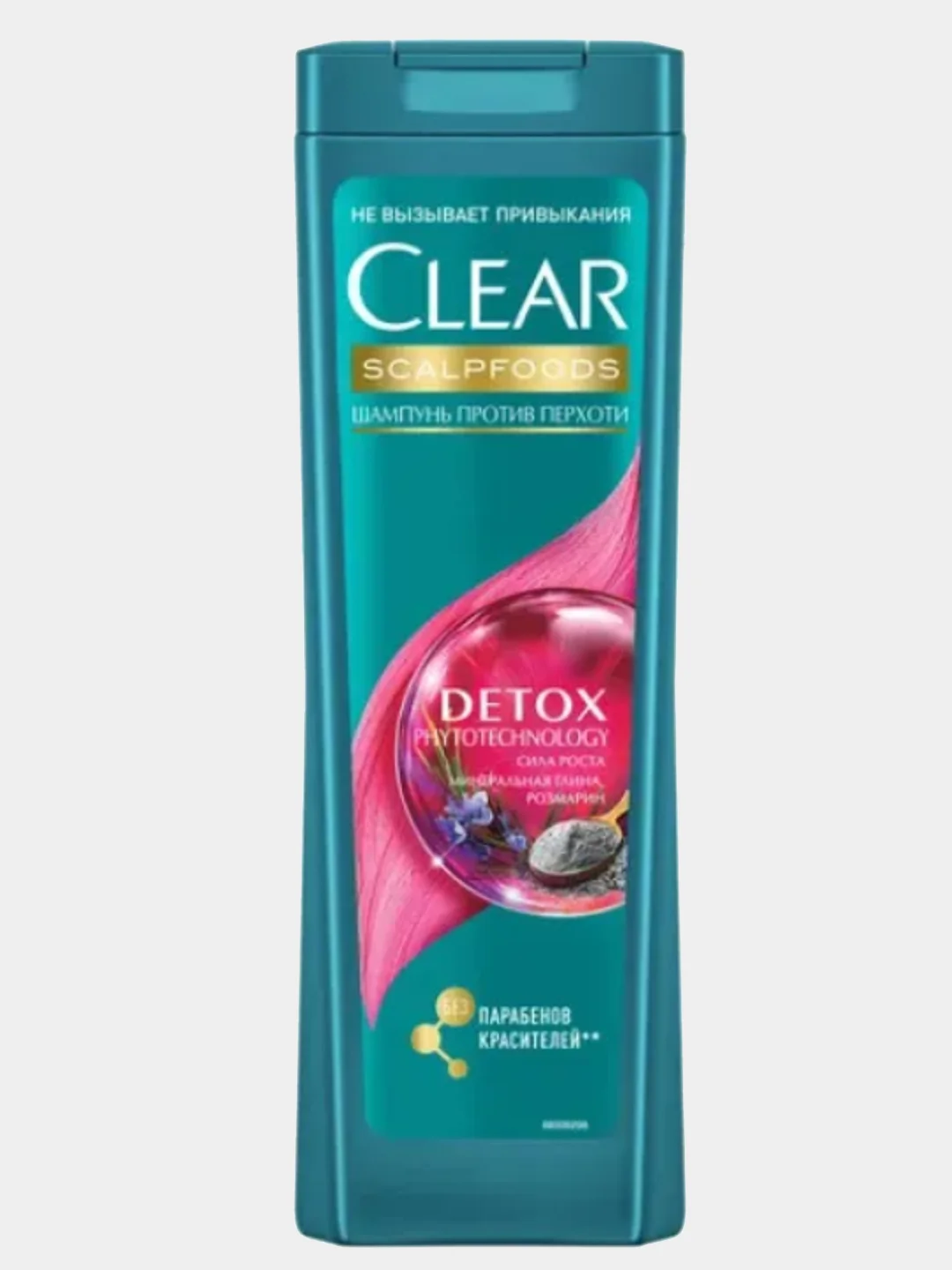 Черный шампунь против перхоти Clear для женщин, 400 мл