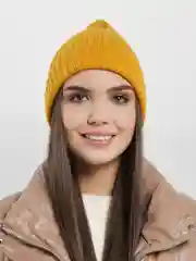 Горчичный шапка женская, 13 цветов