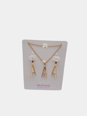 Комплект: серьги и кулон на цепочке Xuping Jewelry