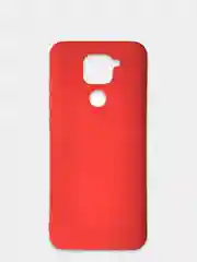 Красный чехол для Xiaomi Redmi Note 9, Сяоми Редми Нот 9 силиконовый, цветной матовый