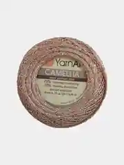 Бронзовый пряжа с люрексом Камелия Yarnart Camellia, 70% полиэстер, 30% металлик, 20 г, 190 м