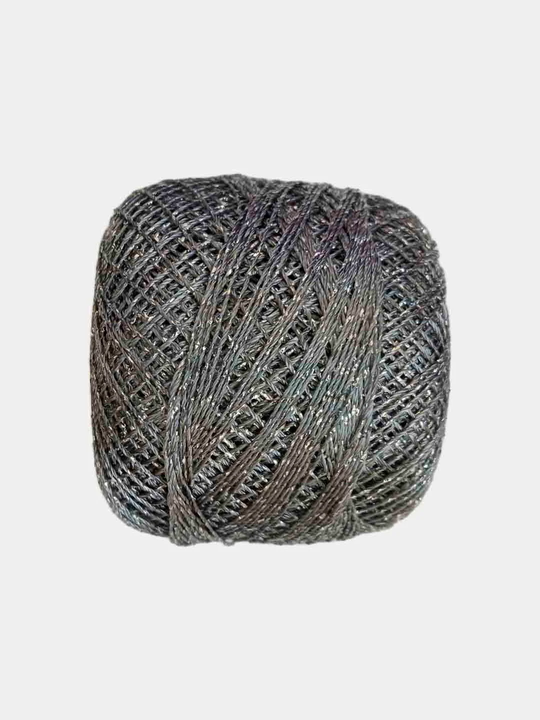 Серебряный пряжа с люрексом Камелия Yarnart Camellia, 70% полиэстер, 30% металлик, 20 г, 190 м