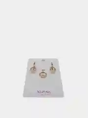 Золотой комплект: серьги и кулон Xuping Jewelry