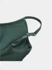 Зеленый топ женский, спортивный, базовый