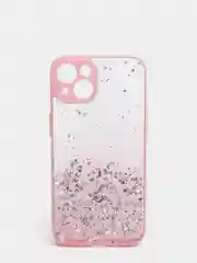 Прозрачный чехол для iPhone 11 12 13 14 Pro Max 7 8 X XS XR mini Plus айфон про макс с блестками