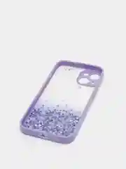 Фиолетовый чехол для iPhone 11 12 13 14 Pro Max 7 8 X XS XR mini Plus айфон про макс с блестками