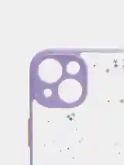 Фиолетовый чехол для iPhone 11 12 13 14 Pro Max 7 8 X XS XR mini Plus айфон про макс с блестками
