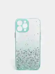 Зеленый чехол для iPhone 11 12 13 14 Pro Max 7 8 X XS XR mini Plus айфон про макс с блестками