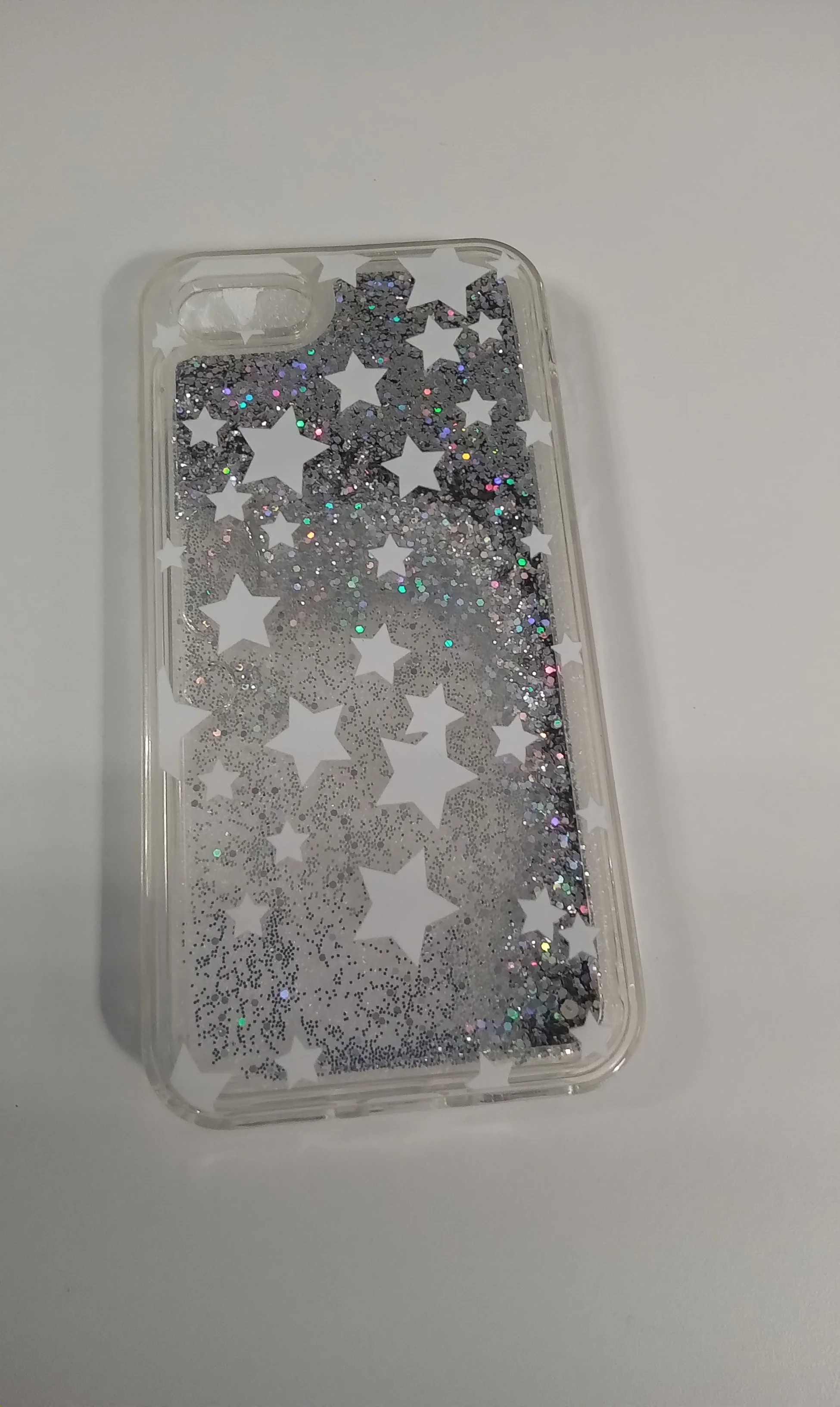 Прозрачный чехол переливашка iPhone 7, iPhone 8, SE2