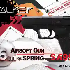Страйкбольный пневматический пистолет Stalker SA99M Spring (Walther P99 mini) Вальтер 6 мм