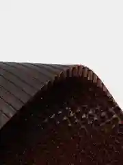 Коврик 45*60 см ТРАВКА  на противоскользящей  основе  темно- коричневый   VORTEX/20