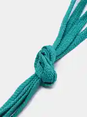 Бирюзовый шнурки плоские для обуви 1м пара