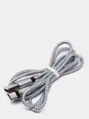 Серебряный магнитный кабель microUSB, type-C, Lightning